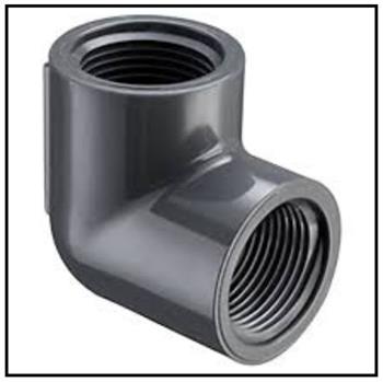 PVC SCHEDULE 40 GREY 90 ELBOW ftxft