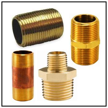 Brass Malleable Pipe Fittings NIPPLES