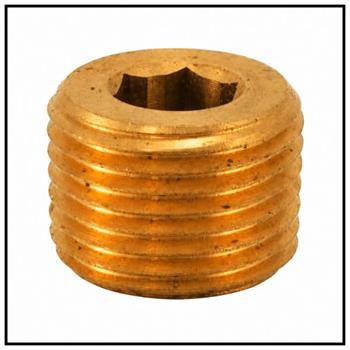 Brass Malleable Pipe Fittings COUNTERSUNK PLUGS