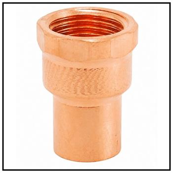 Copper Fittings (Wrot) REDUCING FEMALE ADAPTERS