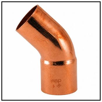 Copper Fittings (Wrot) 45' ELBOWS spxc