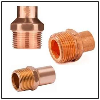 Copper Fittings (Wrot) MALE ADAPTERS
