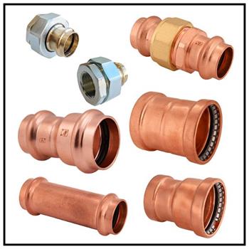 Copper Pro-Press (ProPress) COUPLINGS & UNIONS