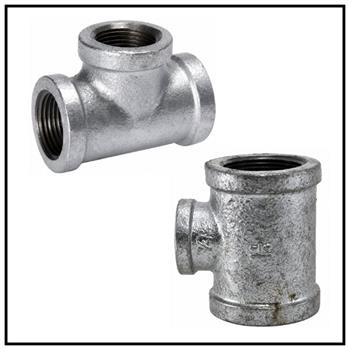 Galvinized Malleable Pipe STANDARD TEES