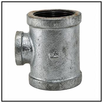 Galvinized Malleable Pipe REDUCING TEES