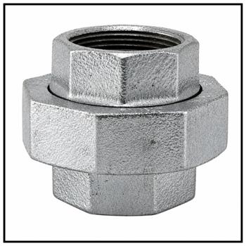 Galvinized Malleable Pipe UNIONS