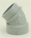 ELBOW 45' 1.5" PVC DWV hxsp