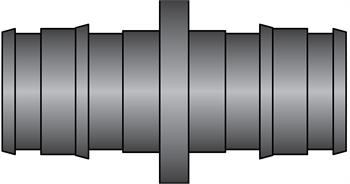 1/2" × 1/2" PEX F1960 HPP Coupling