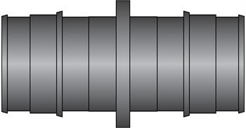 1" × 1" PEX F1960 HPP Coupling