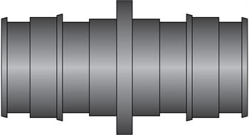 1-1/4" × 1-1/4" PEX F1960 HPP Coupling