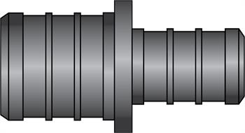 3/4" × 1/2" PEX HPP Coupling