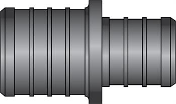 1" × 3/4" PEX HPP Coupling