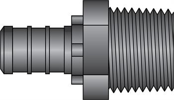 1/2" PEX × 1/2" MNPT HPP Adapter