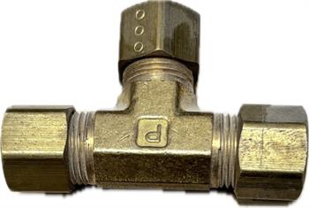 TEE 5/16" com x com x com (for plastic tubing)