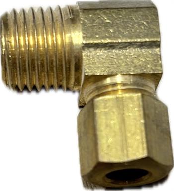 ELBOW COMB 1/4" x 1/4" (for plastic) com x mpt 