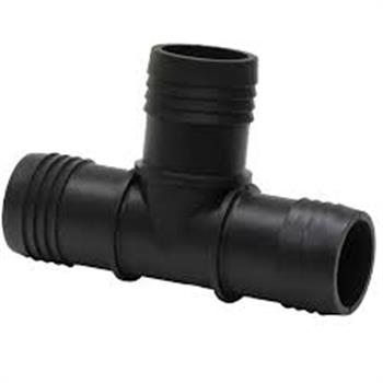 TEE 3/4" Poly Black iii