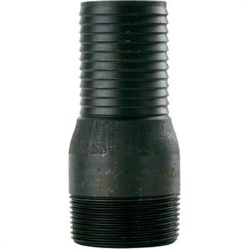 KING COMB NIPPLE 3" mt x hb Black Steel 