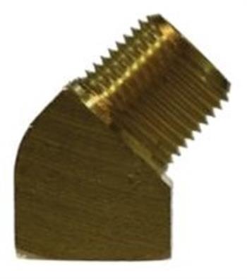 45' St ELBOW 1/2" Brass BS