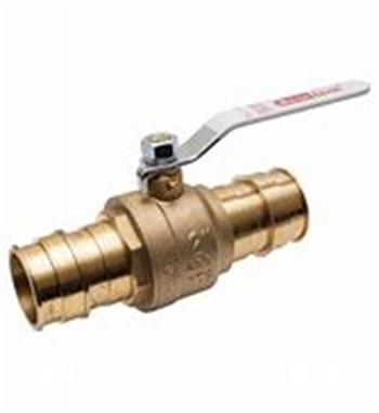 3/4" PEX F1960 No Lead Brass Ball Valve, Full Port