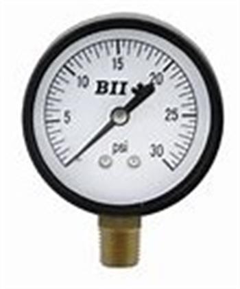 2.5" PRESS GAUGE 15# 1/4" LM Steel Case