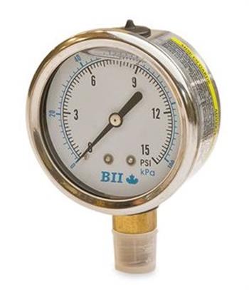 PRESS GAUGE 0-160 2.5" Pla