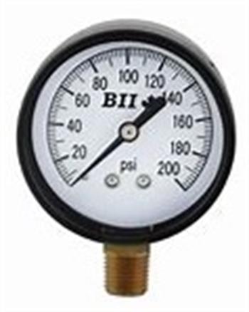 PRESS GAUGE 200 psi 1/4" LM 2.5" Dial