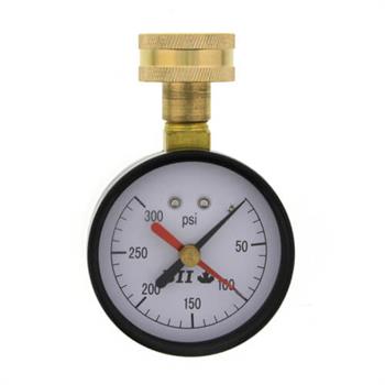 2.5" Water Test Gauge 300# PG25-WTG300MPP, FHT, Rec-Hi