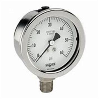 PRESS GAUGE 60psi 1/4" LM all-stainless, 2.5" Dial